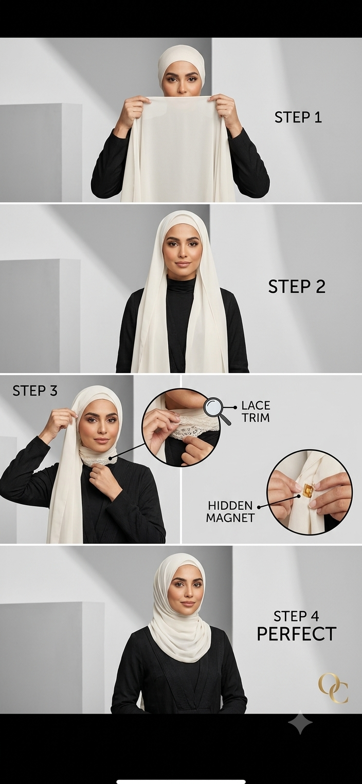 The signature magnetic hijab