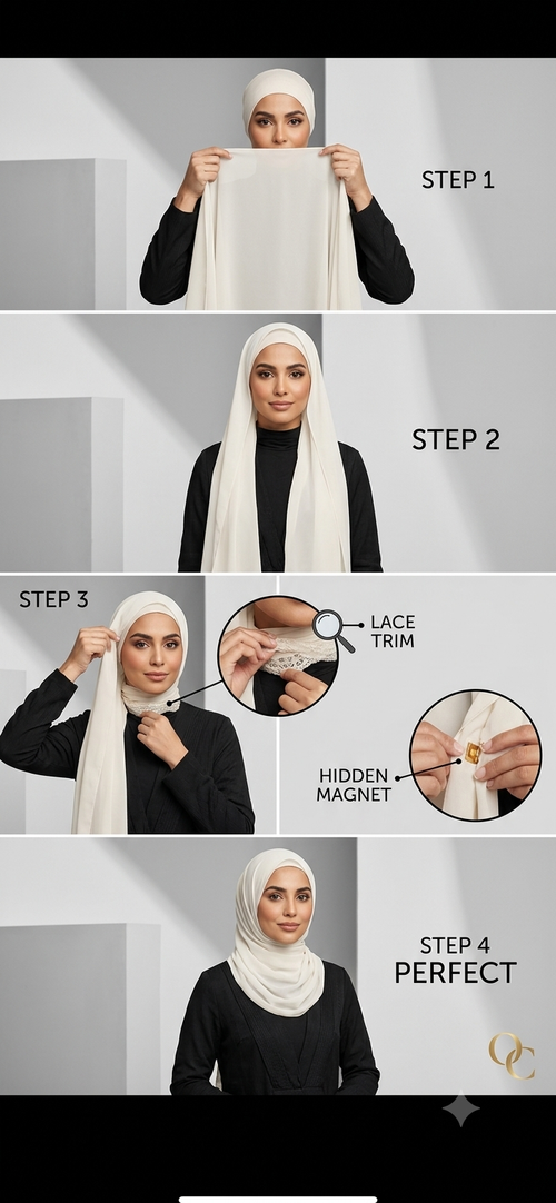The signature magnetic hijab